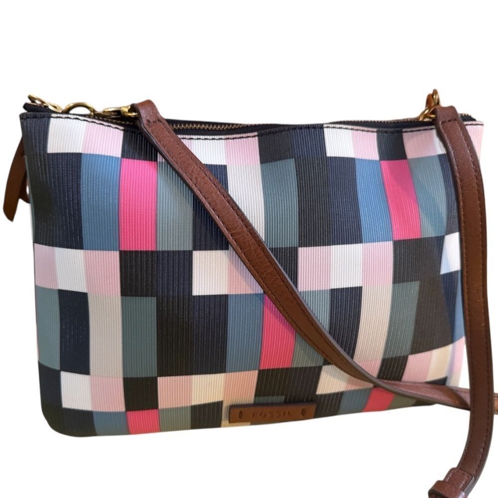 Fossil Devon Multi Colour Crossbody Bag